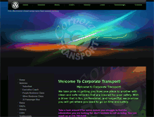 Tablet Screenshot of corporatetransport.com